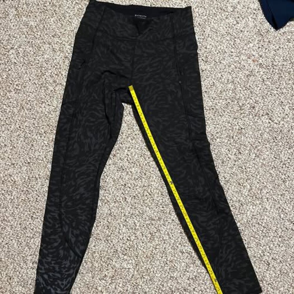 Athleta Rainier Printed Tight M black print